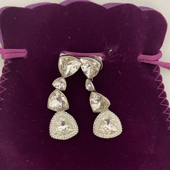 Swarovski Jewelry - Swarovski crystal drop earrings